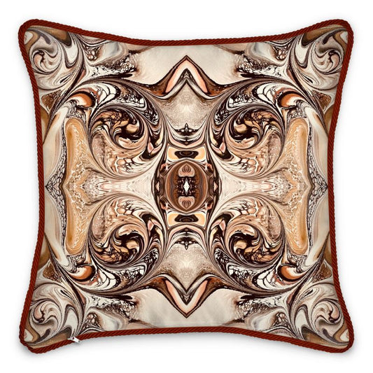 Silk Designer Cushion - Original Art