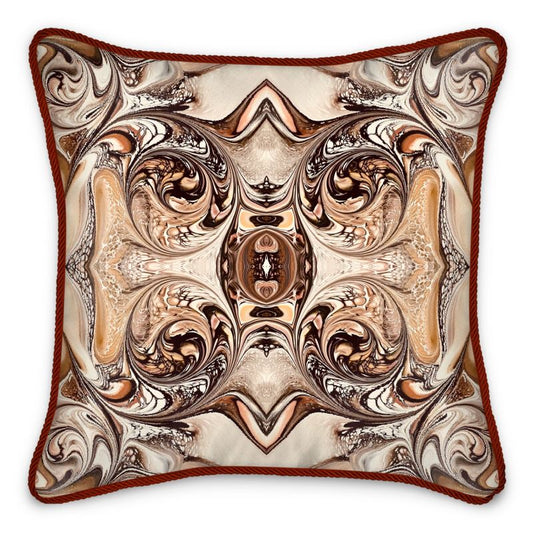 Silk Designer Cushion - Original Art